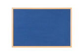 Bi-Office Earth Blue Felt Notice Board 22mm Oak Frame 1500x1200mm - FB5143239 DD